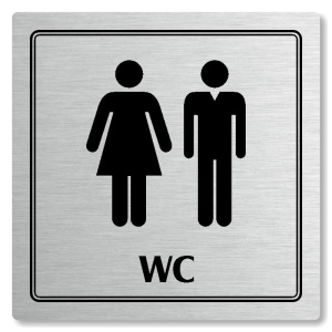 Piktogram WC společné